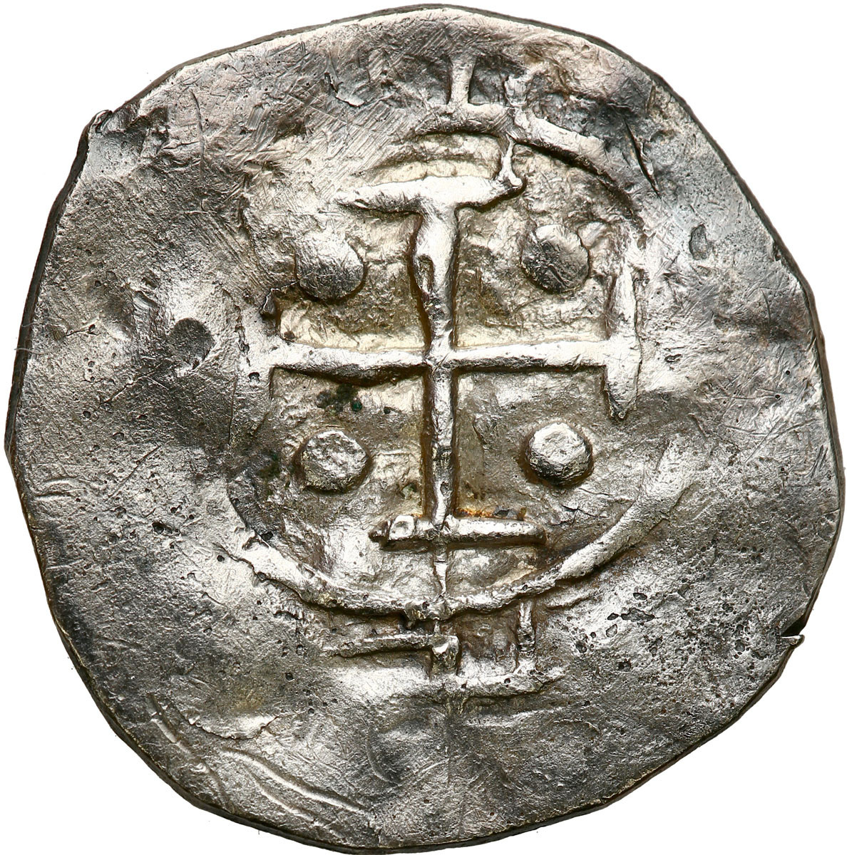 Mieszko Bolesławic (później Mieszko II). Denar, typ - z pałąkami - ok. 1015-1020 - BARDZO RZADKI
